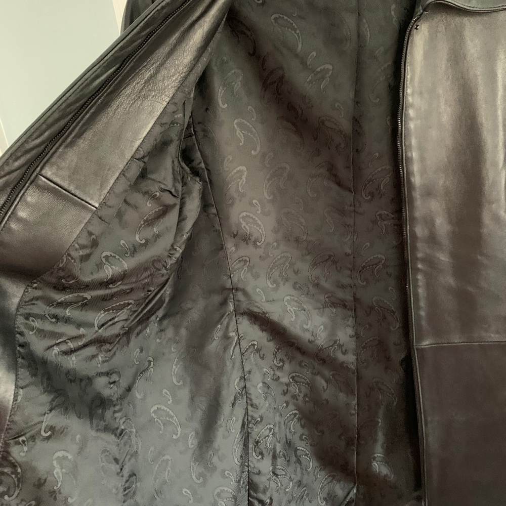 Anne Klein Leather Jacket - Picture 3 of 5